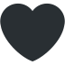 黒色のハート 絵文字 Black Heart Emoji Let S Emoji