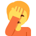 顔を手で覆う人 絵文字 Person Facepalming Emoji Let S Emoji