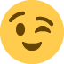 ウィンクの顔 絵文字 Winking Face Emoji Let S Emoji